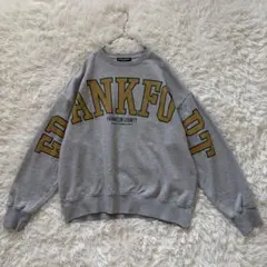 RODEO CROWNS　アーチロゴスウェットトップス　M　グレー◆A1291