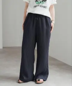 【未使用】Spick&Span　ジョーゼットイージーパンツ　36