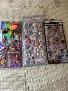 かわいいシールセット 3種