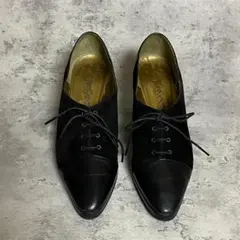 ✨希少✨イヴサンローラン レースアップ ブーティ 22.5cm 黒 スエードのサムネイル