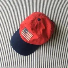 90's ラルフローレン キャップ 国旗 星条旗