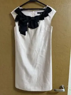 QUEENS COURT ノースリーブワンピース リボン
