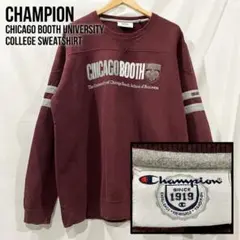 US古着 チャンピオン シカゴ大学 カレッジ クルーネックスウェット スポーツ