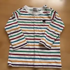 DOUBLE.B ストライプ Tシャツ 80サイズ