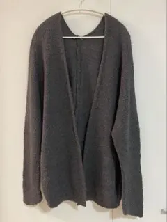 ROSE BUD グレー ニットカーディガン 長袖