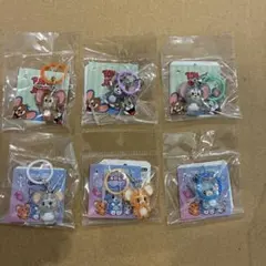 新品トムとジェリー ミニチャーム Gokko めじるしアクセサリー　全6種セット