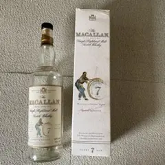 The Macallan 7 Years Old 空瓶 箱付き