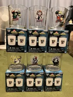一番くじ　僕のヒーローアカデミア　Ｅ賞　グラス6種セット