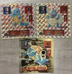 ポケモン シール最強烈伝 初代 アマダ カメックス ゴールド NO188