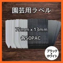 園芸 ラベル 多肉植物 ネームプレート ガーデニング 白　黒4Ｇ