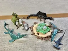 モササウルス＆プレシオサウルス他（シュライヒ）PVCフィギュア5体