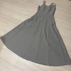 【お値下げ】【snidel】スナイデルキャミロングワンピース ベージュ フリー