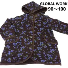 GLOBAL WORK　S　キッズアウター　90～100 　こども服　花柄　上着のサムネイル