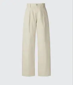 デニムタックパンツ　ベージュ25