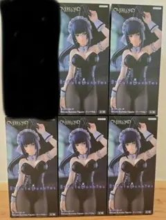 オーバーロード　ナーベラル6点セット　ビ　キュート　バニー　プライズフィギュア オーバーロード ナーベラル6点セット ビ キュート バニー プライズ