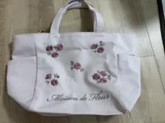 Maison de FLEUR 花柄トートバッグ
