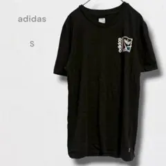 アディダス Tシャツ 半袖 ロゴプリント クルーネック トップス S