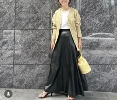 スタニングルアー　Stunningluarフェイクレザーロングスカート スカート