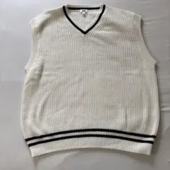 UNIQLO ニットベスト Lサイズ アイボリー
