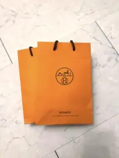 ♡F♡様専用HERMES オレンジ ショップ袋 2枚セット