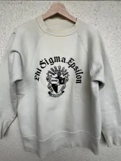 50s 60s ビンテージ 半袖スウェット カラーフロッキー 黒 ビンスウェ