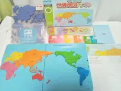 くもんの世界地図パズル 　KUMON　知育玩具