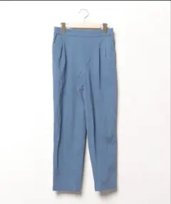 メルカリ便込　GLOBAL WORK テーパードパンツ　ブルー系