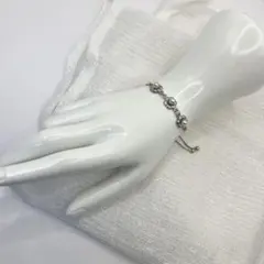 淡水パール　花モチーフ ブレスレット