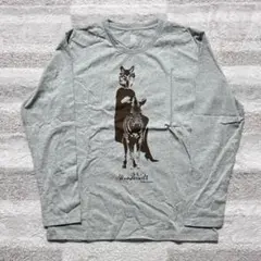 graniph ウルフガール シマウマ 長袖Tシャツ グレー / Mサイズのサムネイル