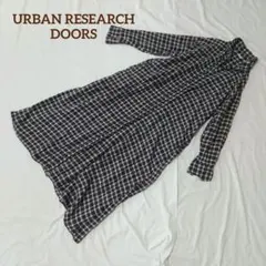 チェックシャツワンピース