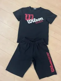 Wilson ブラック スポーツ着　上下 140cm