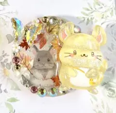 レジン ヘアゴム ハンドメイド デコ 猫 紅葉 秋 あけび レジン ヘアゴム ハンドメイド デコ 猫 秋 紅葉 - メルカリ