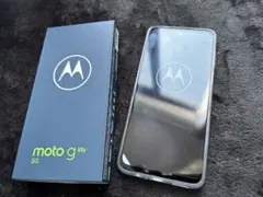 モトローラ　g53y　5G　画面ガラスコート＋純正シリコンケース付き モトローラ g53y 5G 画面ガラスコート＋純正シリコンケース付き - メルカリ