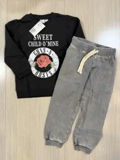 新品未使用　H&M トレーナーとパンツセット 105