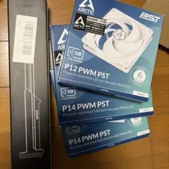 ARCTIC P12 P14 PWM PST ホワイト 3個セット