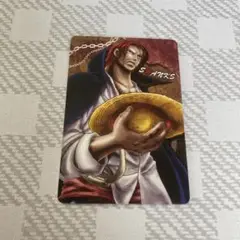 6 ONE PIECE メモリアルログカード カード　ワンピース　シャンクス
