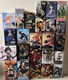 人気アニメ　美少女系　最新プライズあり！　プライズフィギュア　24点セット