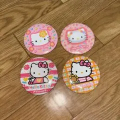 平成レトロ キティちゃん キティ 缶バッジ 4つ
