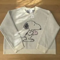 GU スヌーピー　ニット