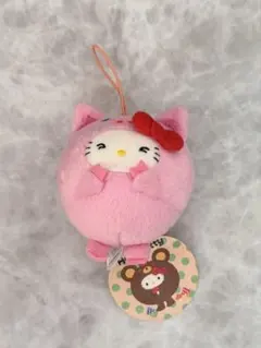 ★ハローキティ★まんまるシリーズ/マスコットストラップ/SEGA