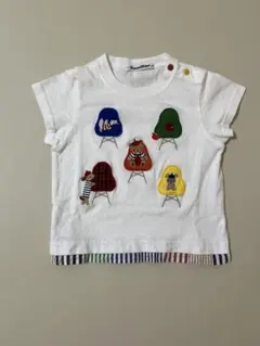 ファミリア Tシャツ 半袖 ホワイト 試着のみ新品未使用 - メルカリ