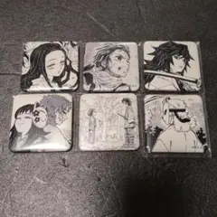 鬼滅の刃 ダイニング お楽しみくじ スクエア缶バッジ 竈門炭治郎 冨岡