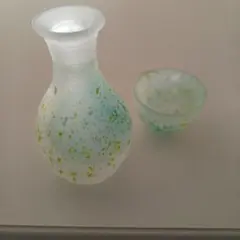 ガラス製酒器セット　徳利&お猪口