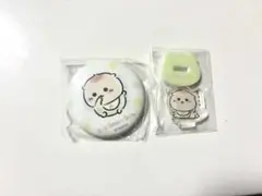 ちいかわbaby くりまんじゅう アクスタ 缶バッチ