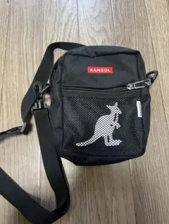 KANGOL メッシュショルダーバッグ 黒