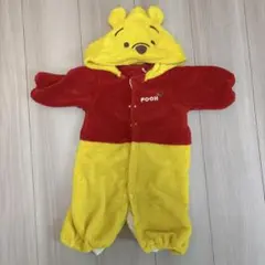 ディズニー プーさん フード付きロンパース 70cm