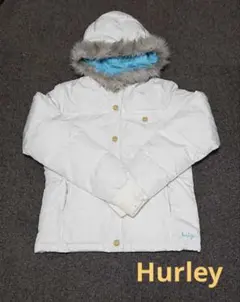 Hurley ホワイト ダウンジャケット M