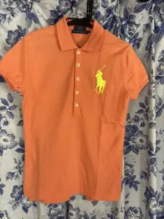 Ralph Lauren The Skinny Polo M オレンジ