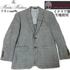 2026年最新】Brooks Brothers 素材：麻 メンズ テーラードジャケットの