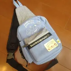 すみっコぐらし スリングバッグ 青